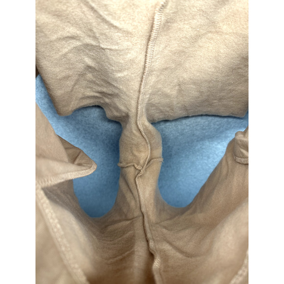 Colsie Womens Sweat Shorts Size Large Tan Fleece Elastic Waist Pockets NWT - Picture 11 of 12